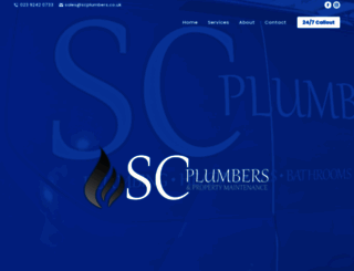 scplumbers.co.uk screenshot