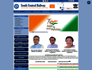 scr.indianrailways.gov.in screenshot