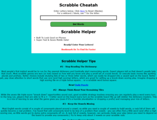 scrabblecheatah.com screenshot