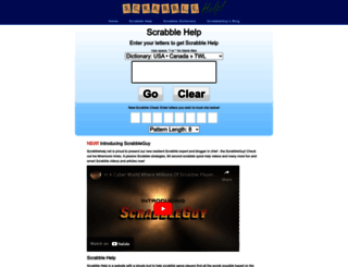 scrabblehelp.net screenshot
