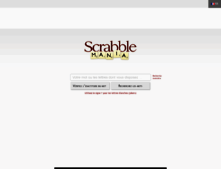 scrabblemania.fr screenshot