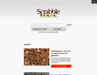 scrabblemania.nl screenshot