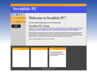 scrabblepc.com screenshot