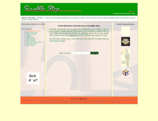 scrabblestop.com screenshot