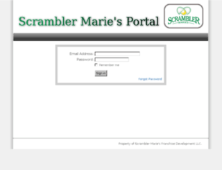 scramblermaries-accounting.rhcloud.com screenshot