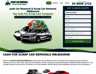 scrap-car-removals.com.au screenshot