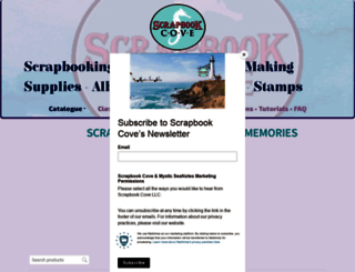 scrapbook-cove.com screenshot