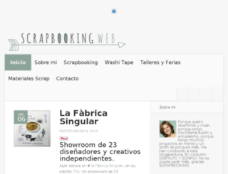 scrapbookingweb.net screenshot