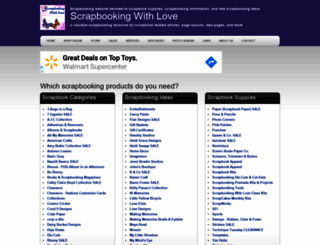scrapbookingwithlove.com screenshot