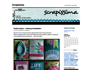 scrapissima.wordpress.com screenshot