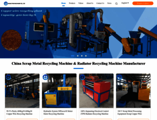 scrapmetalrecyclingmachine.com screenshot