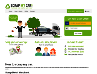 scrapmycar.net screenshot