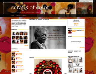 scrapsofcolor.ning.com screenshot