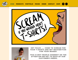 screamtshirts.co.uk screenshot