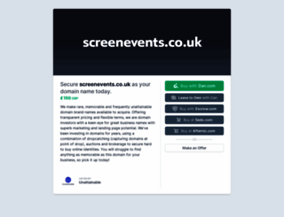 screenevents.co.uk screenshot