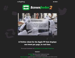 screenfeeder.com screenshot