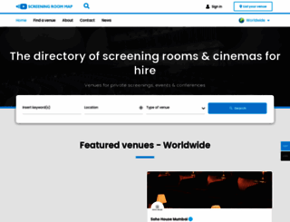 screeningroommap.com screenshot
