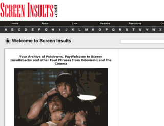 screeninsults.com screenshot