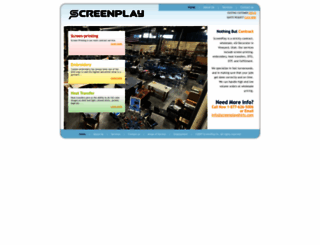 screenplayshirts.com screenshot