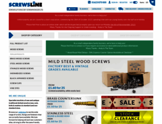 screwsline.co.uk screenshot