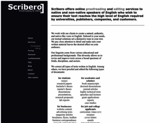 scribero.com screenshot