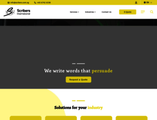scribers.com.sg screenshot