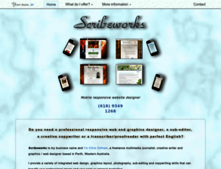 scribeworks.com.au screenshot