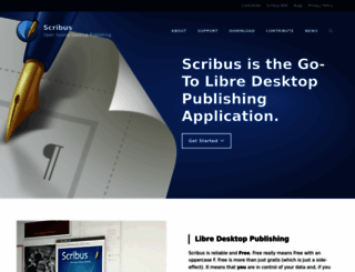 scribus.net screenshot