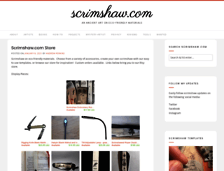 scrimshaw.com screenshot