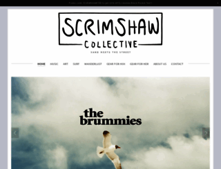 scrimshawcollective.com screenshot