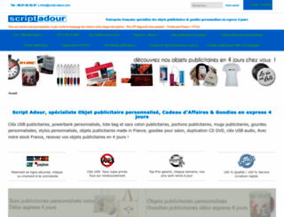 script-adour.com screenshot