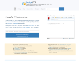 scriptftp.com screenshot