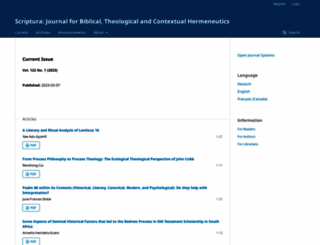 scriptura.journals.ac.za screenshot