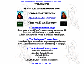 scripturalrosary.org screenshot