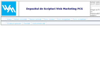 scripturi.marketing-web.ro screenshot