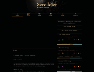scrolldier.com screenshot