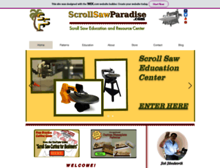 scrollsawparadise.com screenshot