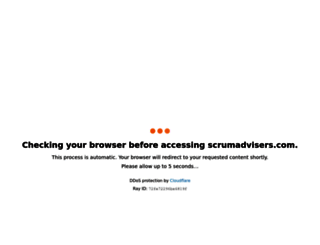 scrumadvisers.com screenshot