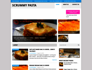 scrummypasta.com screenshot