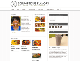 scrumptiousflavors.com screenshot