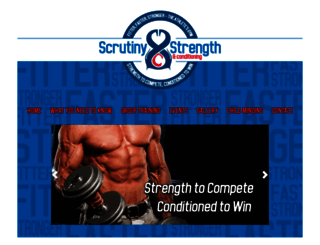 scrutinystrength.com.au screenshot