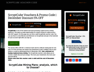 scryptcubevoucher.com screenshot