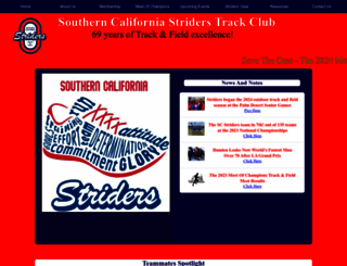 scstriders.org screenshot