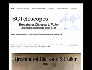 sctelescopes.com screenshot