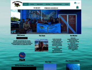scuba-commander.com screenshot