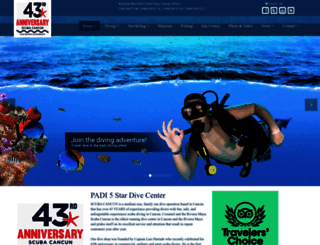 scubacancun.com.mx screenshot