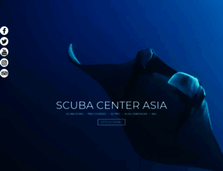 scubacenterasia.com screenshot