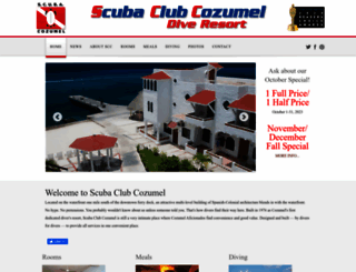 scubaclubcozumel.com screenshot
