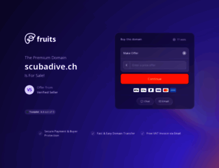 scubadive.ch screenshot