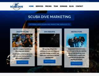 scubadivemarketing.com screenshot